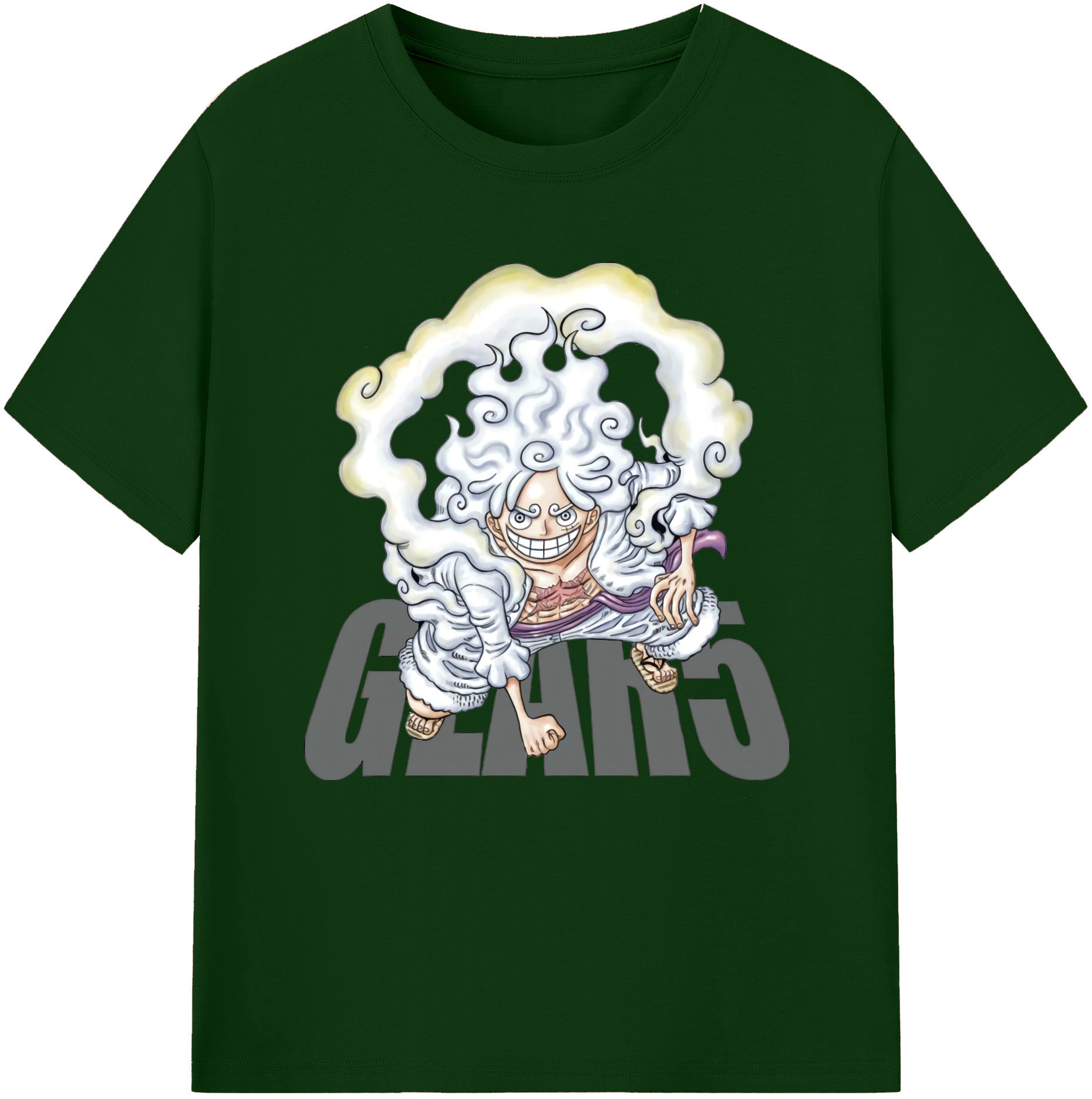 ワンピース モンキー・D・ルフィ ONE PIECE Monkey D. Luffy 綿100％半袖Tシャツ（フロントプリント）